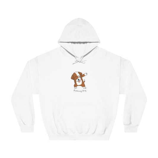 DABBING DOG Unisex DryBlend® Hooded Sweatshirt